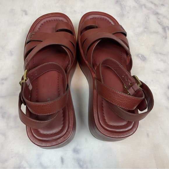 Free People Hazel Strappy Leather Platform Sandals - Picture 6 of 12